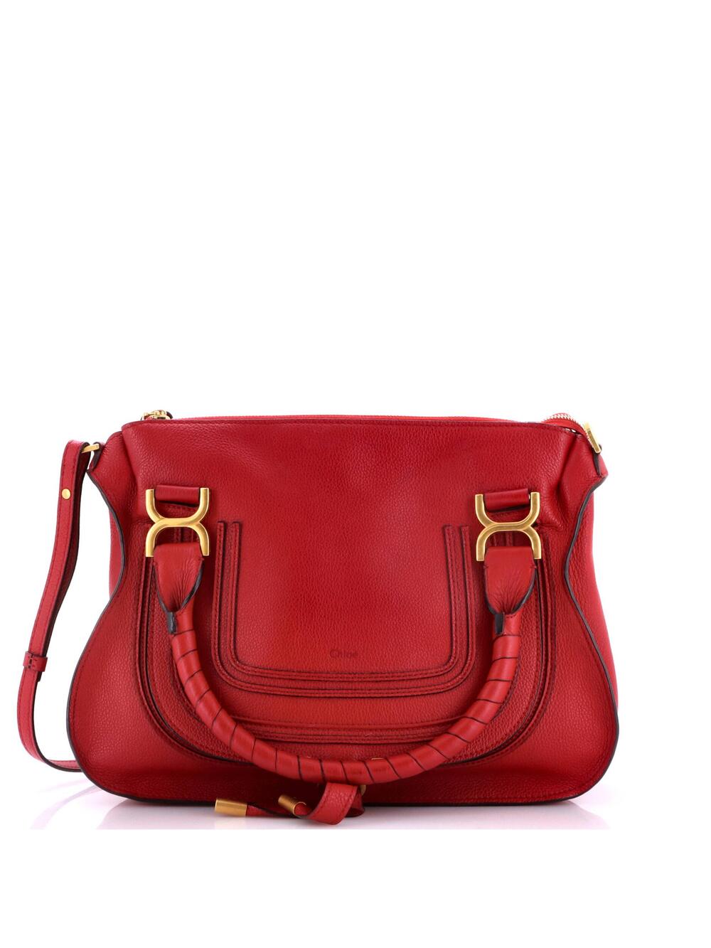 Chloe Marcie Satchel Leather Medium #366434C13B